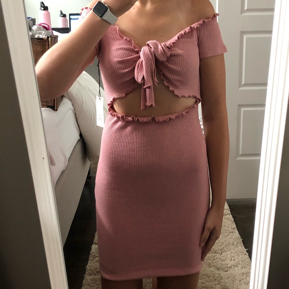 Active USA Ribbed Bodycon Dress - Picture 4 of 4